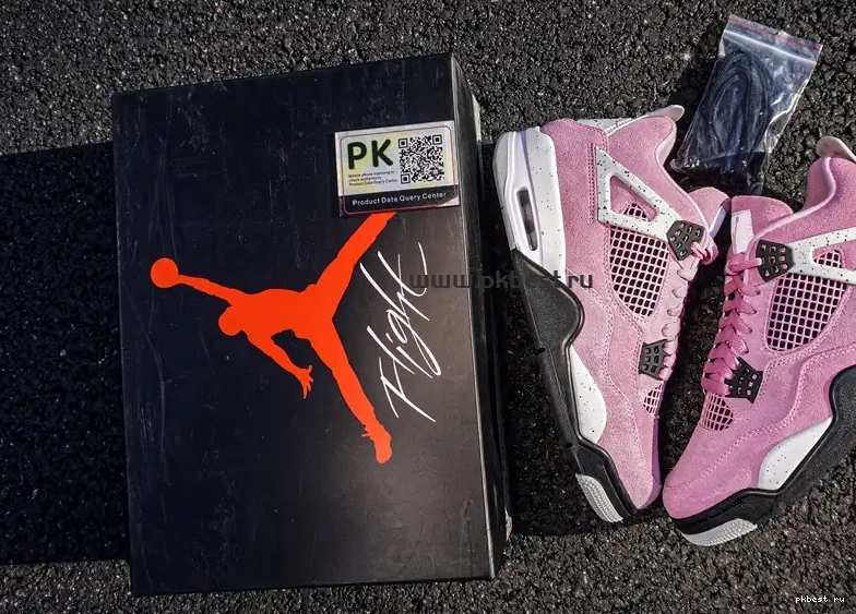 Jordan TO 4 READY PK RETAIL SHIP “Orchid” Air MATERIALS Jordan GOD 0504